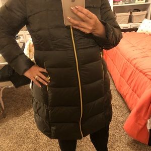 Michael Kors Packable Down Coat XL Dark Olive